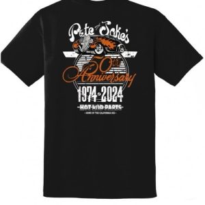 Pete & Jake's 50th Anniversary T-shirt (Black) 4XL
